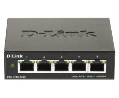 D-Link DGS-1100-05V2/E netwerk-switch Managed L2 Gigabit Ethernet (10/100/1000) Zwart
