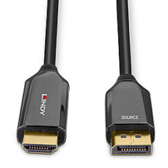 Lindy 40932 video kabel adapter 3 m DisplayPort HDMI Zwart - Afbeelding 5