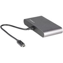 StarTech.com Dual-Monitor Thunderbolt Mini Dock, 4K 60Hz DisplayPort, Driverloze Hub voor Windows & Mac, Gigabit Ethernet, 1x USB-A (USB 5Gbps), 28cm Kabel - Afbeelding 4