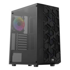 Aerocool Hive-G-BK-v3 Midi Tower Zwart