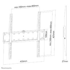 Neomounts FPMA-W300BLACK TV-beugel wand 32-55" - ultra-vlak - Afbeelding 15