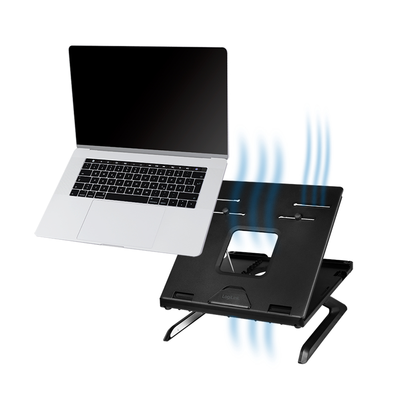 LogiLink AA0133 laptopstandaard Zwart 40,6 cm (16") - Afbeelding 6
