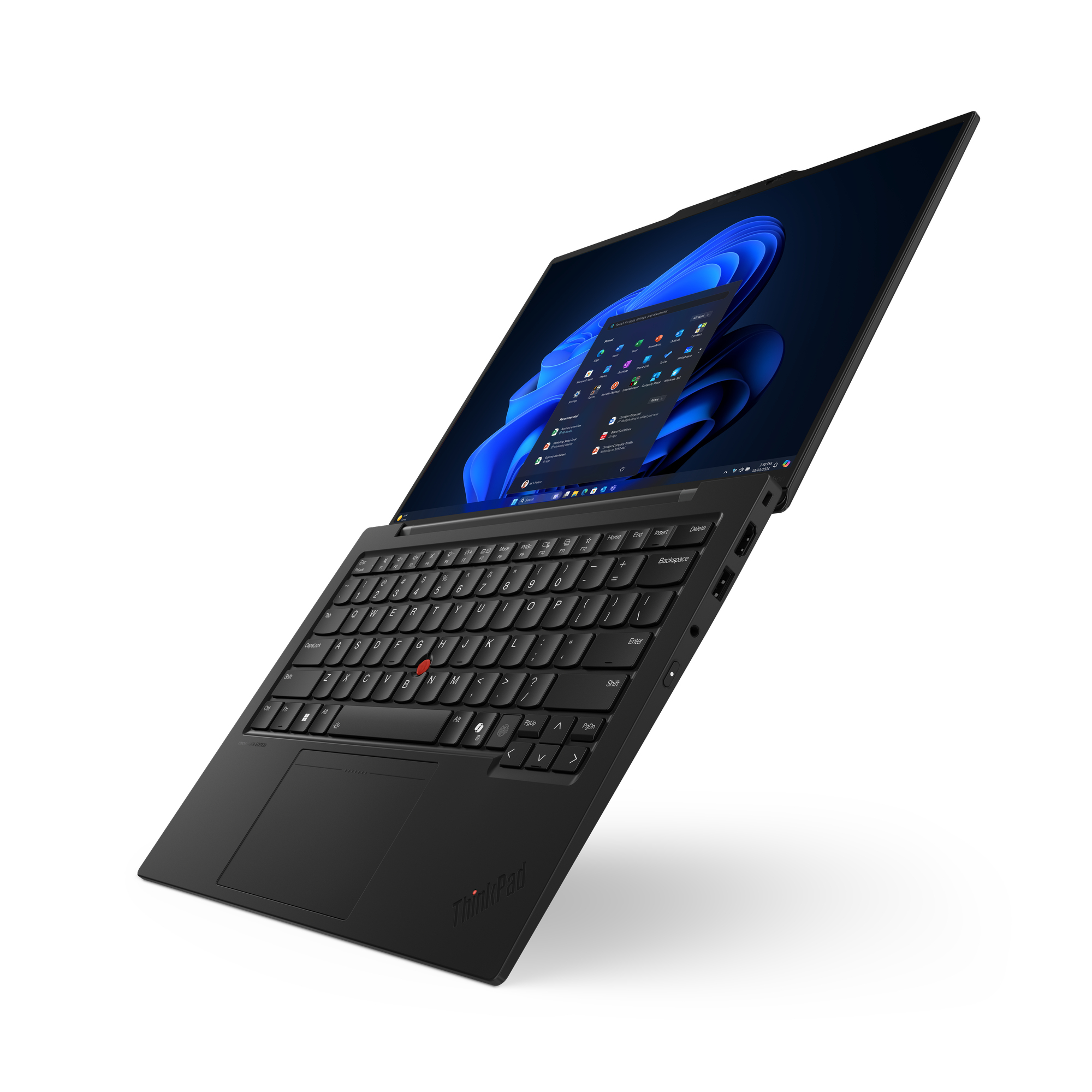 Lenovo ThinkPad X1 Carbon Gen 13 Aura Edition Copilot+ PC Intel Core Ultra 7 258V Laptop 35,6 cm (14") 2.8K 32 GB LPDDR5x-SDRAM 1 TB SSD Wi-Fi 7 (802.11be) Windows 11 Pro Engels Zwart - Afbeelding 7
