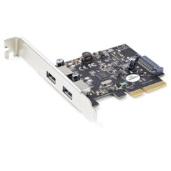 StarTech.com 2-Port USB PCIe Kaart met 10Gbps/poort - USB 3.2 Gen 2 Type-A PCI Express 3.0 x4 Host Controller Kaart - Add-On Adapter Kaart - Full/Low Profile - Windows & Linux - Afbeelding 2