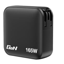 Verbatim Mini GaN Charger 165W Universeel Zwart AC Snel opladen Binnen - Afbeelding 3