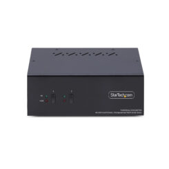 StarTech.com 2-Port Dual-Monitor DisplayPort en HDMI KVM Switch, 4K 60Hz, 1x HDMI & 1x DP Monitor, 2-Port USB Hub, 5Gbps, 2x USB HID Ports, TAA Compliant - Afbeelding 4