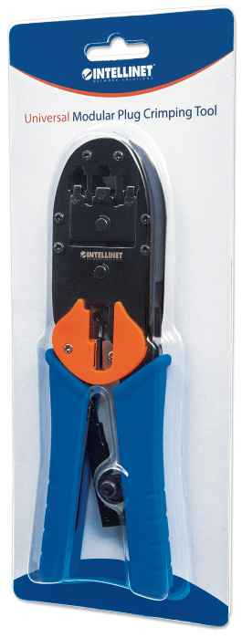 Intellinet 211048 kabel krimper Krimptang Zwart, Blauw, Oranje - Afbeelding 5