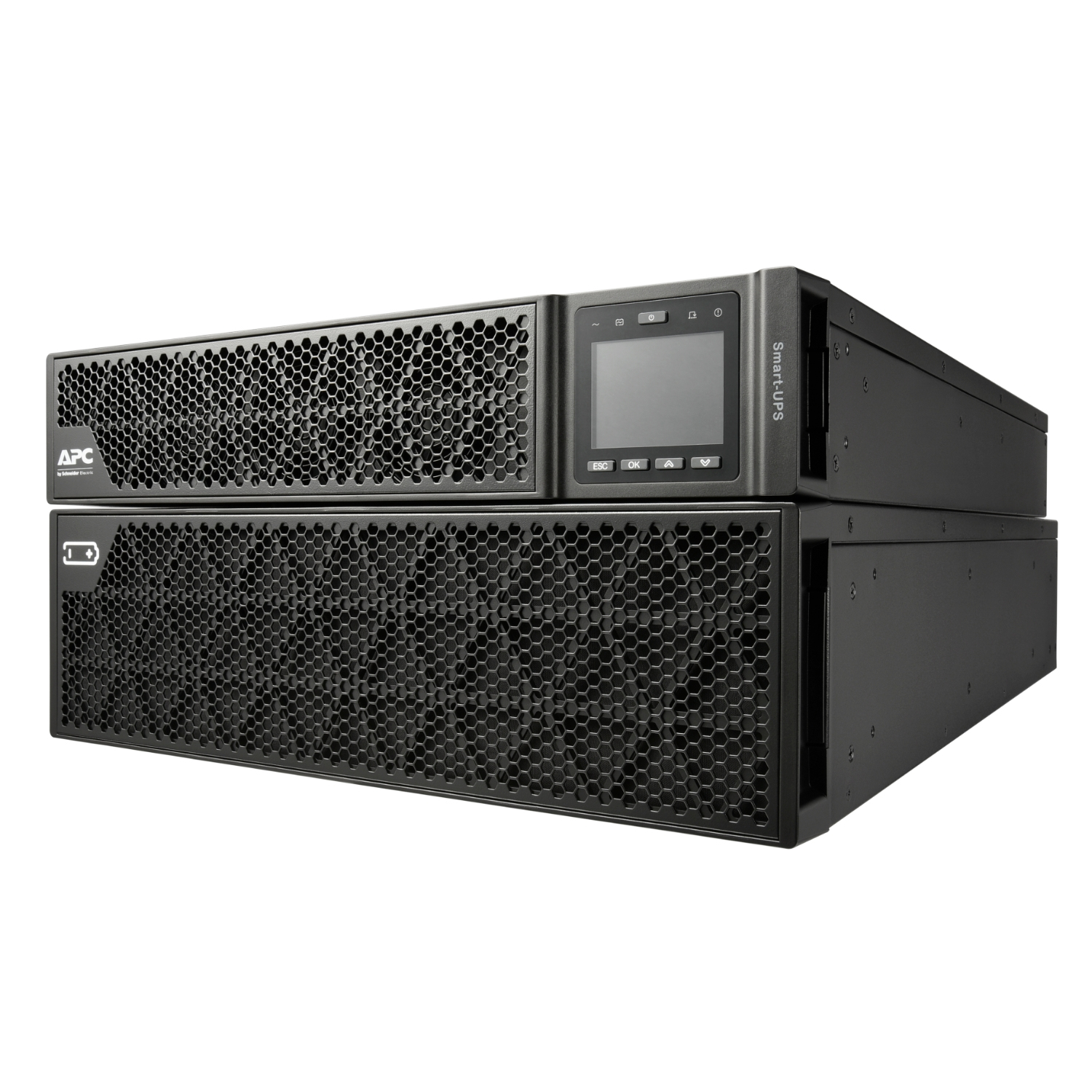 APC Smart-UPS On-Line SRTG10KXLI Noodstroomvoeding, 10kVA/W, 230V hardwired in&uit, 2x C19, 1x C13, NMC - Afbeelding 3