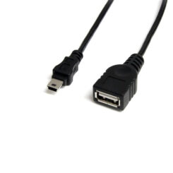 StarTech.com 30 cm mini USB 2.0-kabel USB A naar mini B F/M - Afbeelding 2