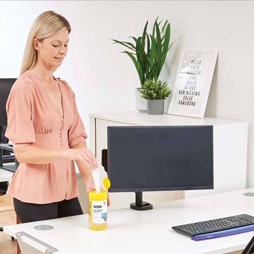 Fellowes 100 Schermreinigingsdoekjes - Afbeelding 3