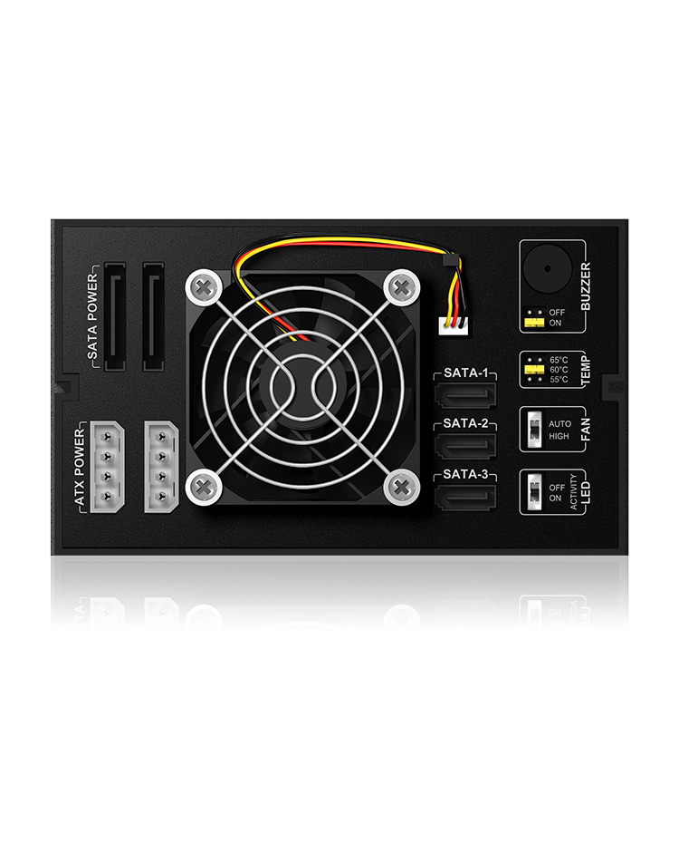 ICY BOX IB-563SSK 2x 5,25" Opslagschijflade Zwart - Afbeelding 7