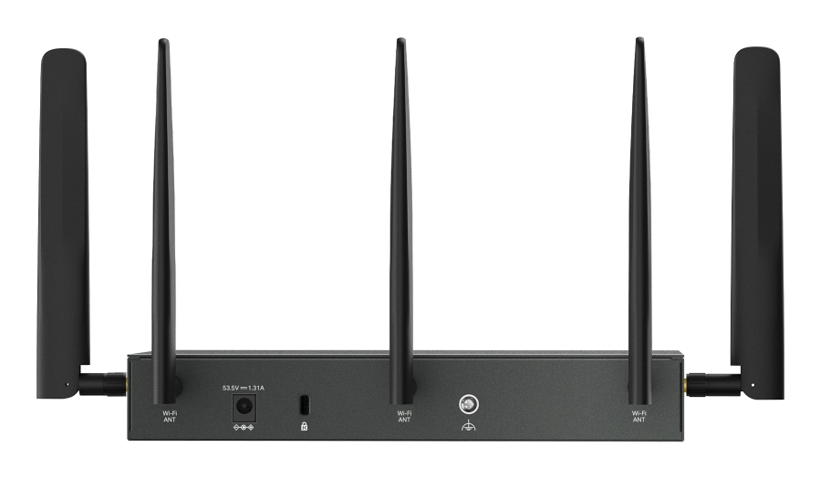 TP-Link Omada ER706WP-4G draadloze router Gigabit Ethernet Dual-band (2.4 GHz / 5 GHz) Zwart - Afbeelding 3