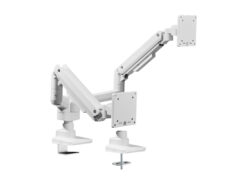 Equip 17“-35” Heavy Duty dubbele Monitorarm wit - Afbeelding 2