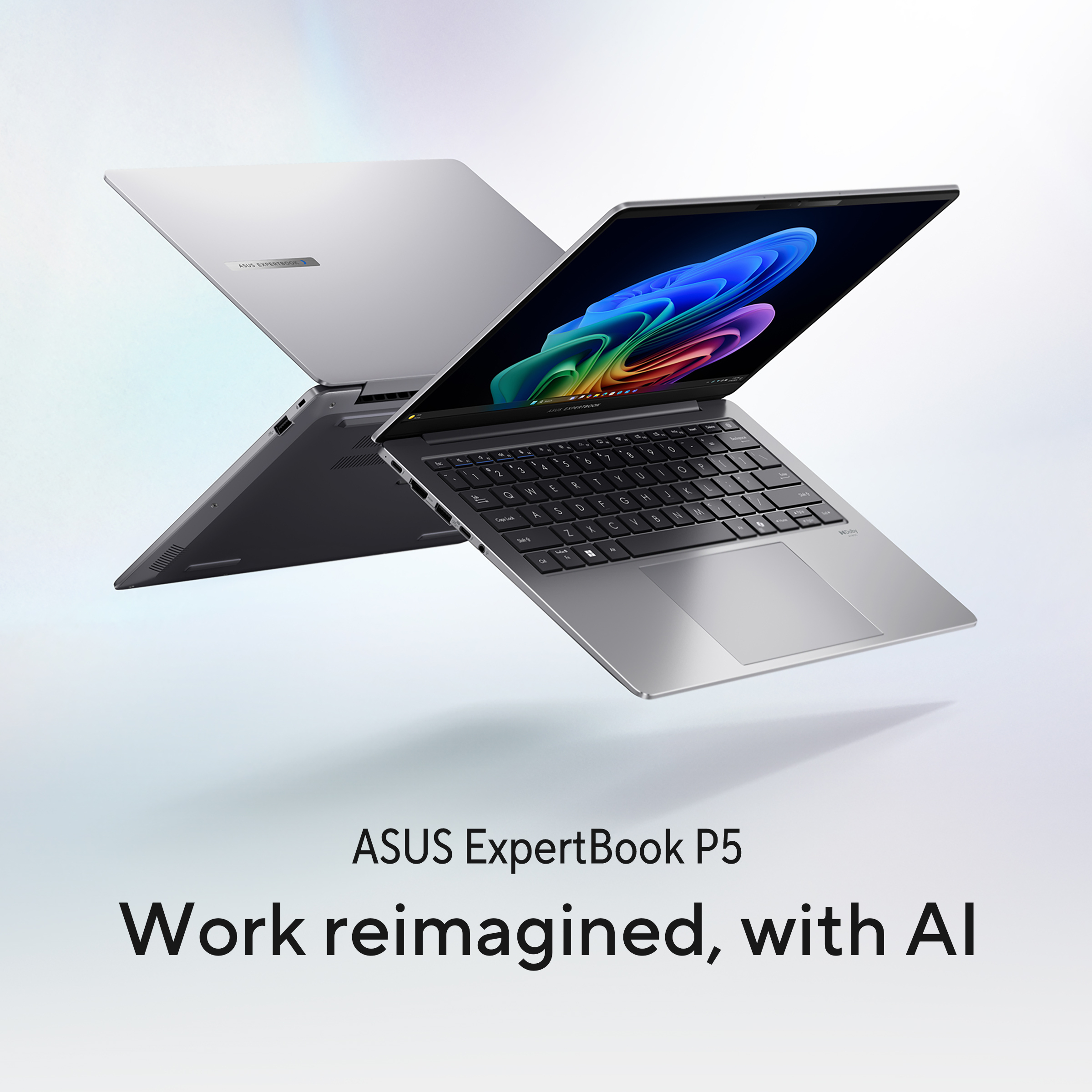 ASUS ExpertBook P5 P5405CSA-NZ0195X Intel Core Ultra 7 258V Laptop 35,6 cm (14") WQXGA 32 GB LPDDR5x-SDRAM 1 TB SSD Wi-Fi 6E (802.11ax) Windows 11 Pro US International Grijs - Afbeelding 12