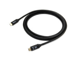 Equip 128346 USB 3.2 Gen 1 C naar C-kabel, M/M , 1,0 m, PD 60W, 5Gbps, Zwart