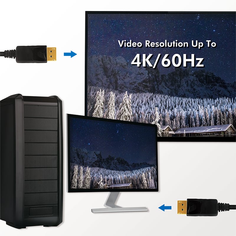 LogiLink CD0101 DisplayPort kabel 2 m Zwart - Afbeelding 5