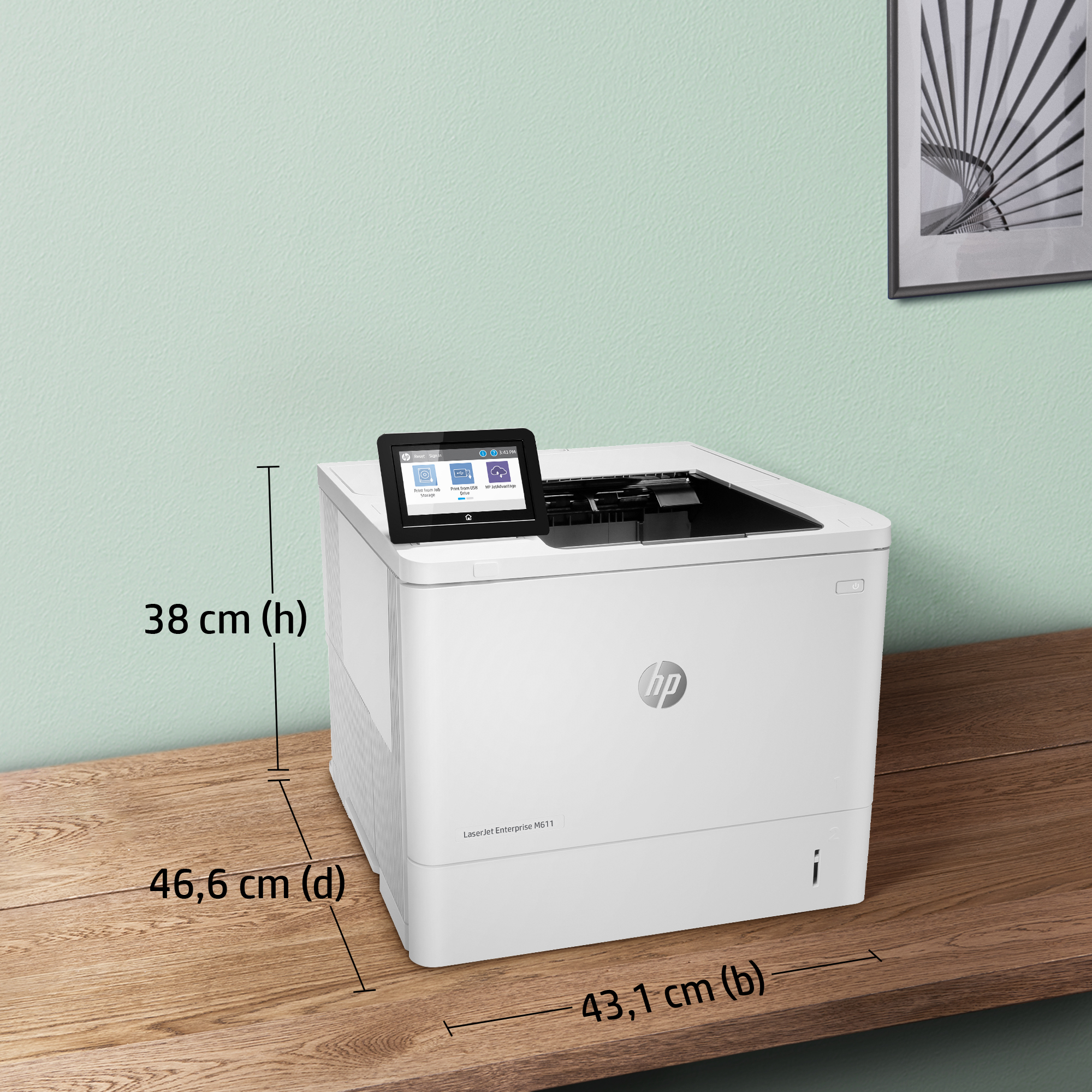 HP LaserJet Enterprise M611dn - Afbeelding 14