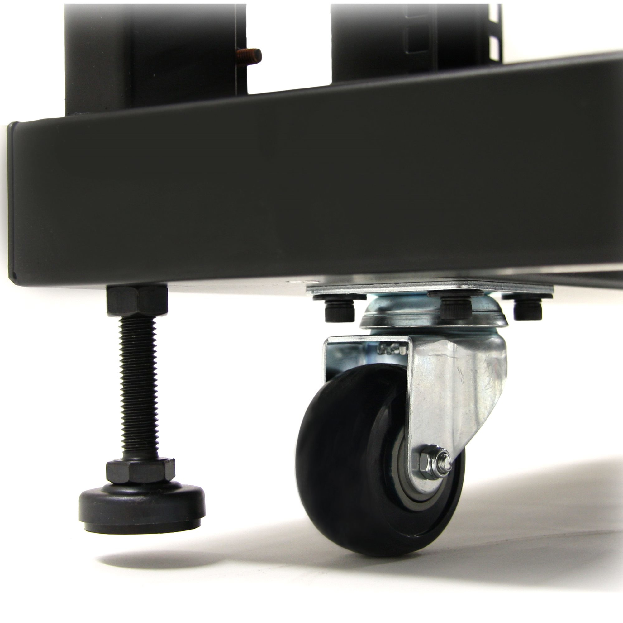 StarTech.com 4 Post 32U Netwerkkast, Vergrendelbare 19" Patchkast voor Computer / AV / IT / Data Apparatuur, Server Rack voor Bureau/Thuis met Wielen & Verstelbare Montagerails - Afbeelding 8