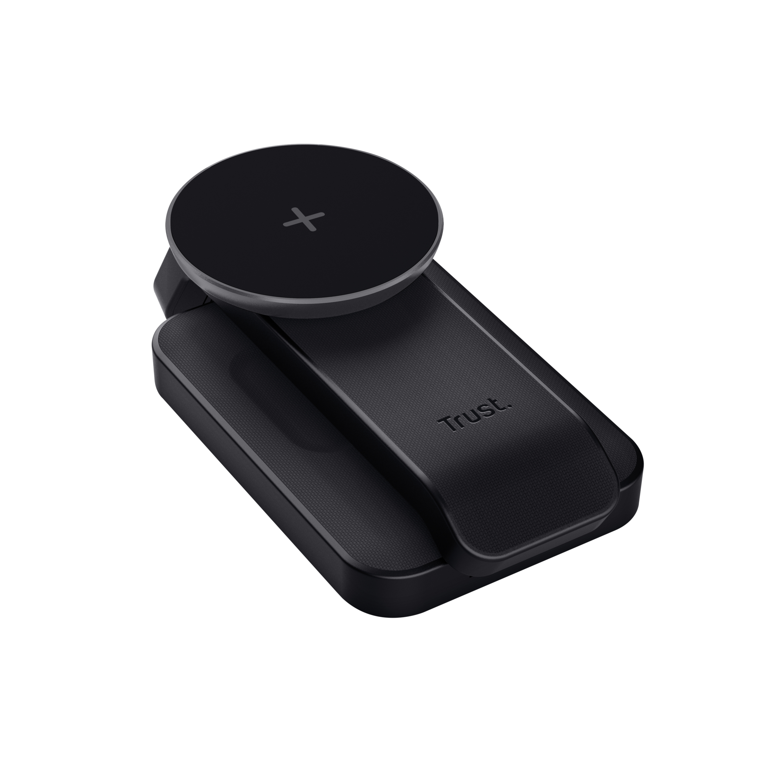 Trust Viro 3-in-1 Draadloze Magnetische Oplaadstandaard – Draadloze oplader standaard – Geschikt voor iPhone Apple Watch en AirPods – Zwart - Afbeelding 5