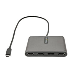 StarTech.com USB-C naar Quad HDMI Adapter, USB-C naar 4x HDMI Monitor Converter voor Windows (niet compatibel met macOS/ChromeOS/Linux) - TAA - Afbeelding 4