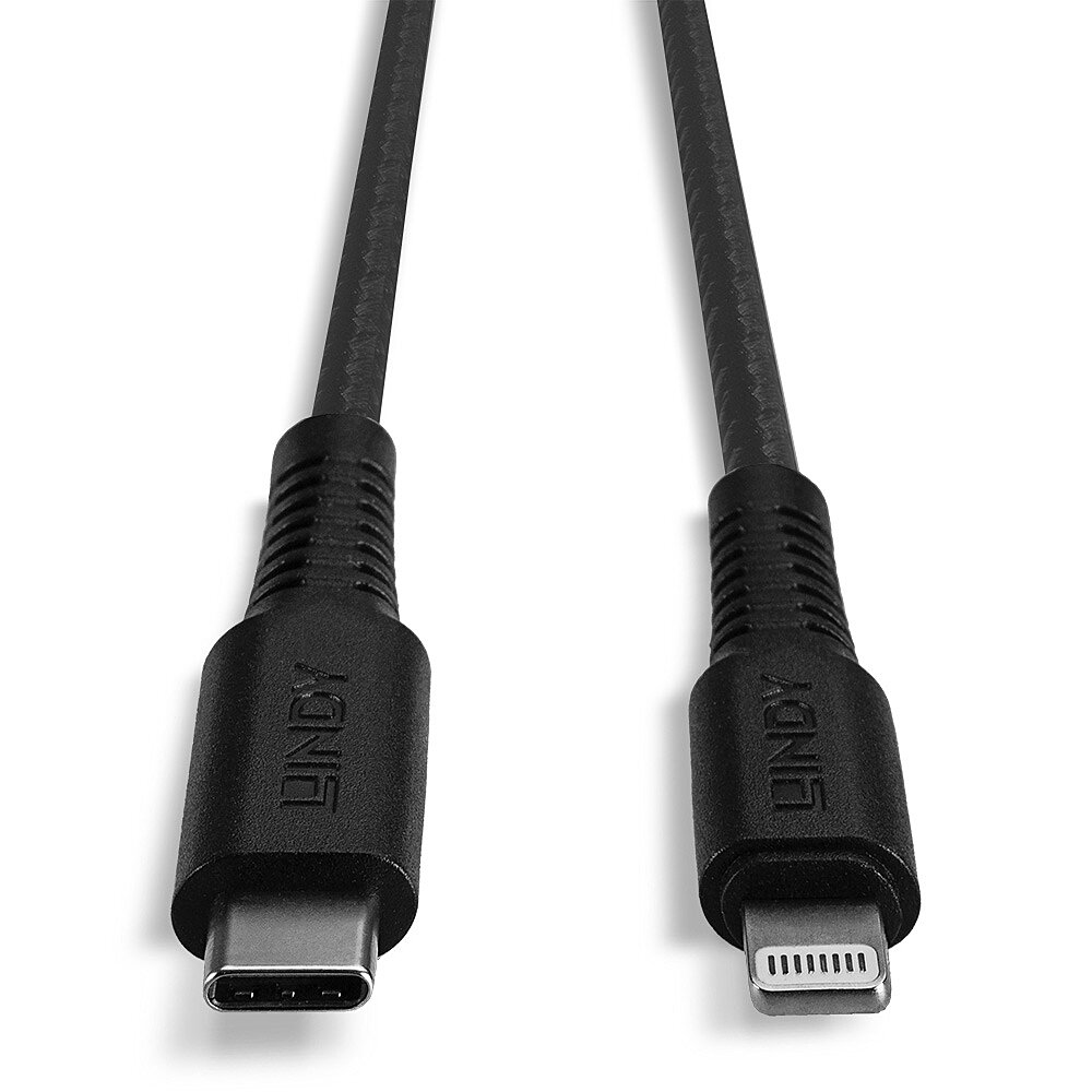 Lindy 31286 Lightning-kabel 1 m Zwart - Afbeelding 6