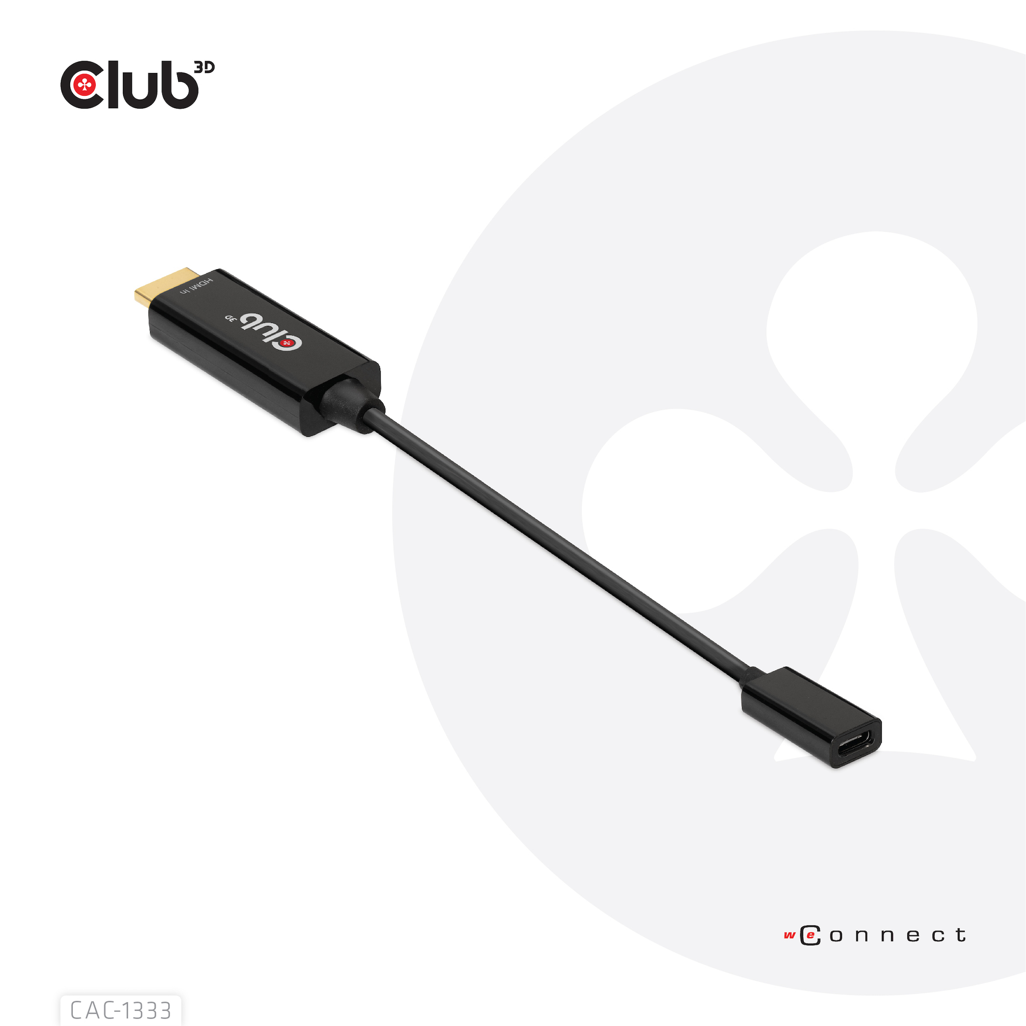CLUB3D HDMI to USB Type-C 4K60Hz Active Adapter M/F - Afbeelding 8