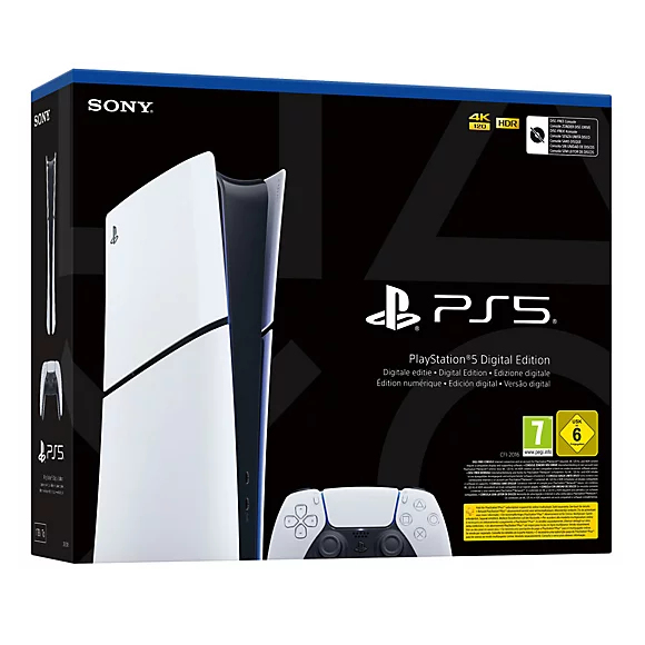 Sony PlayStation 5 Digital Edition 825 GB Wifi Zwart, Wit - Afbeelding 6