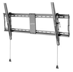 Manhattan Wandbeugel voor TV’s en monitoren (Kantelbaar laag profiel), voor schermen 37"–100", VESA-compatibiliteit: van 200×200 tot 800×400 mm (controleer de afmetingen van de vier montagegaten aan de achterzijde), max 70 kg, zwart - Afbeelding 3