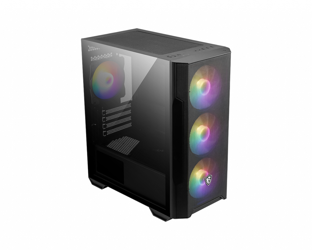 MSI MAG Forge M100R Midi Tower Zwart, Transparant - Afbeelding 3