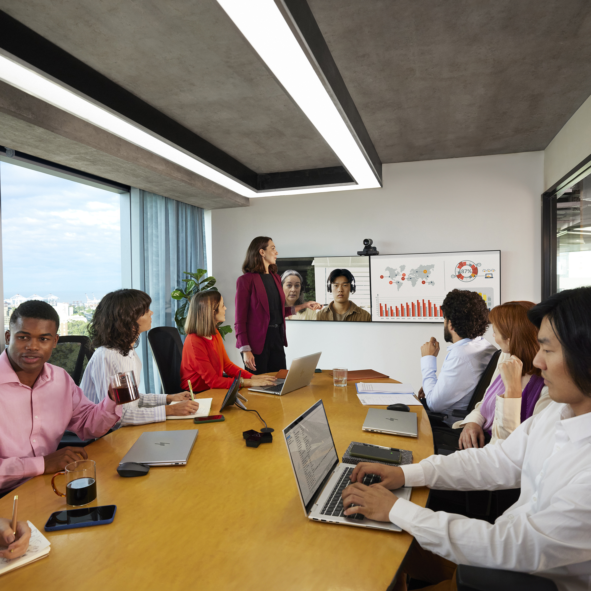 HP Poly Studio E60 Smart Camera 4K MPTZ with 12x Optical Zoom - Afbeelding 5