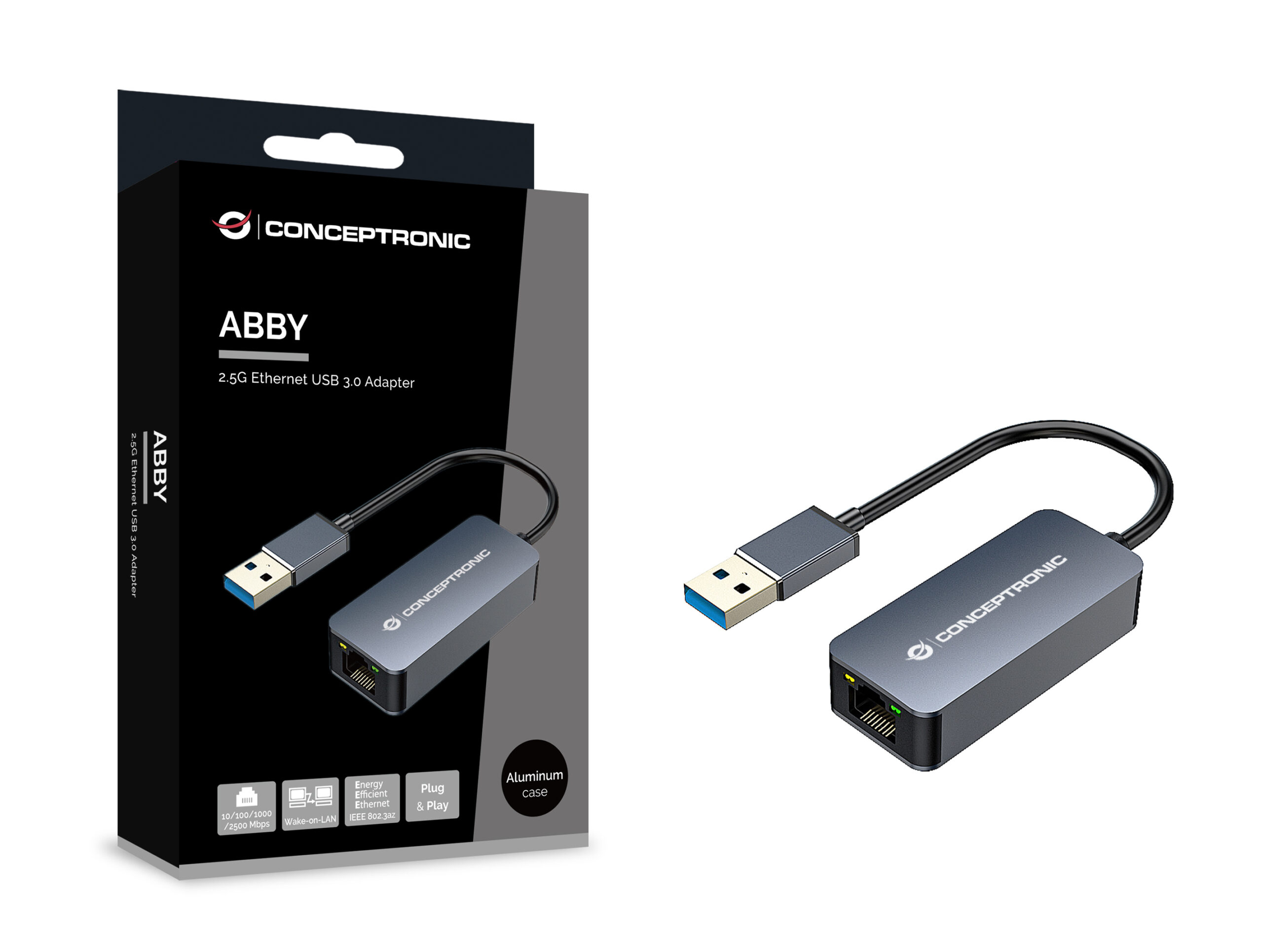 Conceptronic ABBY12G netwerkkaart Ethernet 2500 Mbit/s - Afbeelding 3