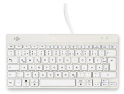 R-Go Tools Ergonomisch toetsenbord R-Go Compact Break, compact toetsenbord met pauzesoftware, QWERTZ (DE), bedraad, wit