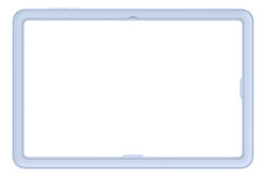 Samsung EF-JX930 37,1 cm (14.6") Hoes Blauw