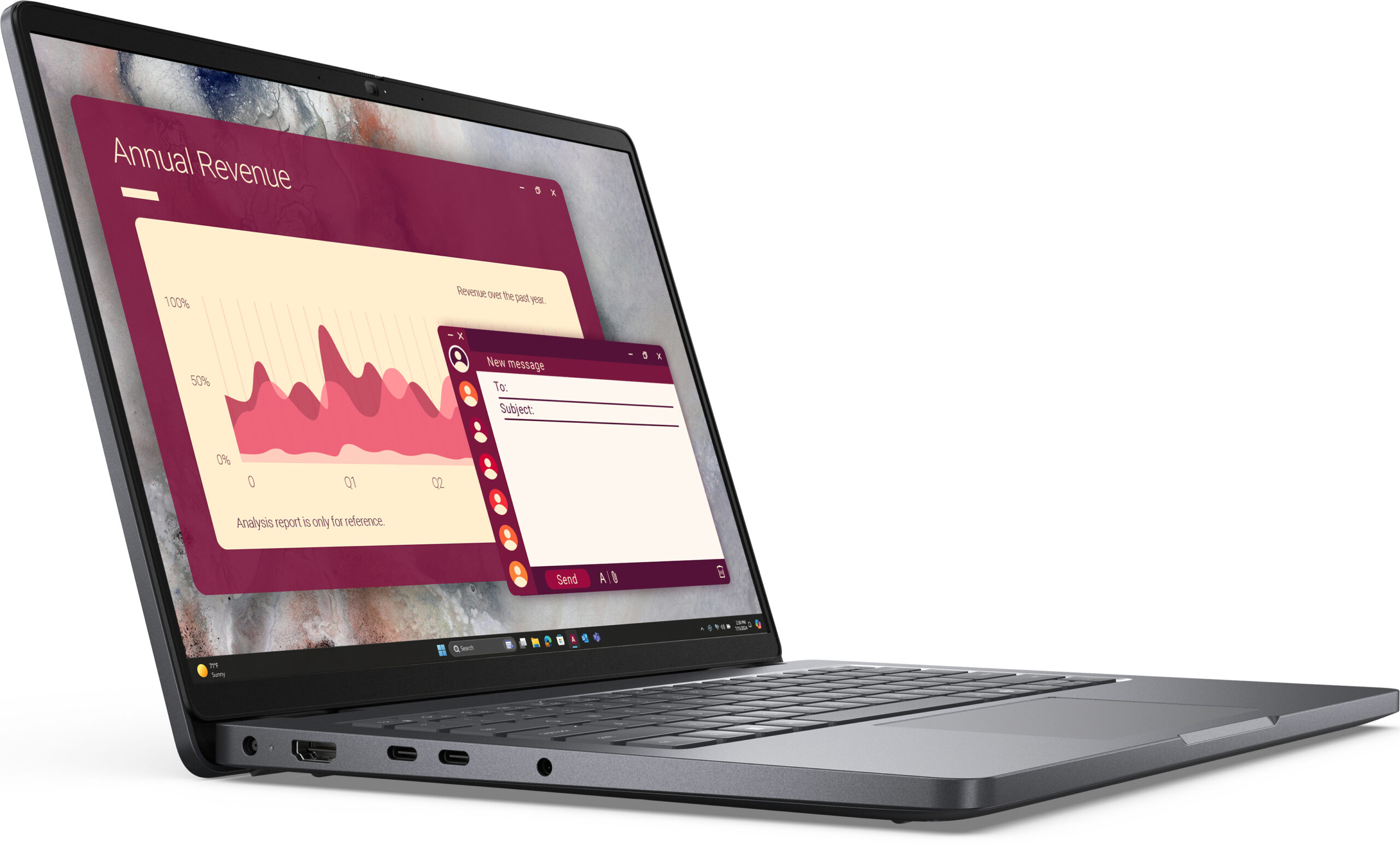 DELL Pro 14 PC14250 Intel Core 5 120U Laptop 35,6 cm (14") Full HD+ 16 GB DDR5-SDRAM 512 GB SSD Wi-Fi 6E (802.11ax) Windows 11 Pro US International Zwart - Afbeelding 3