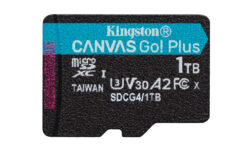 Kingston Technology 1TB microSDXC Canvas Go! Plus Gen4 200R A2 U3 enkel pakket zonder adapter