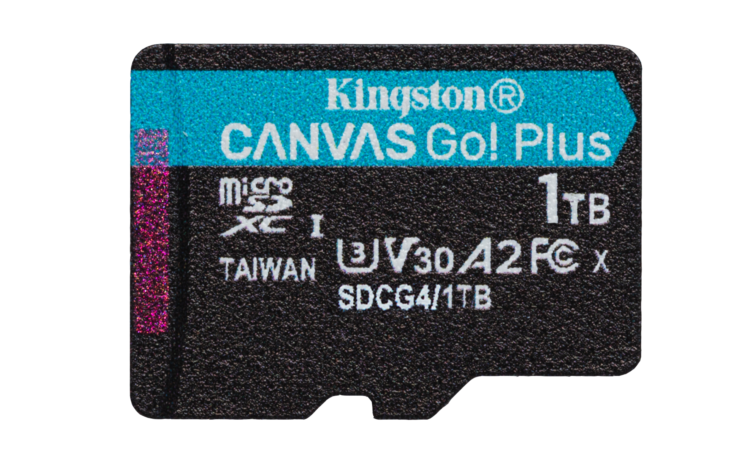 Kingston Technology 1TB microSDXC Canvas Go! Plus Gen4 200MB/s A2 U3 V30 kaart + adapter - Afbeelding 3