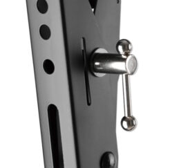 Manhattan Wandbeugel voor TV’s en monitoren (Kantelbaar laag profiel), voor schermen 37"–100", VESA-compatibiliteit: van 200×200 tot 800×400 mm (controleer de afmetingen van de vier montagegaten aan de achterzijde), max 70 kg, zwart - Afbeelding 5