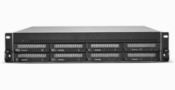 TerraMaster U8-500 PLUS data-opslag-server NAS Rack (2U) Intel® Core™ i7 16 GB DDR5 0 TB Zwart