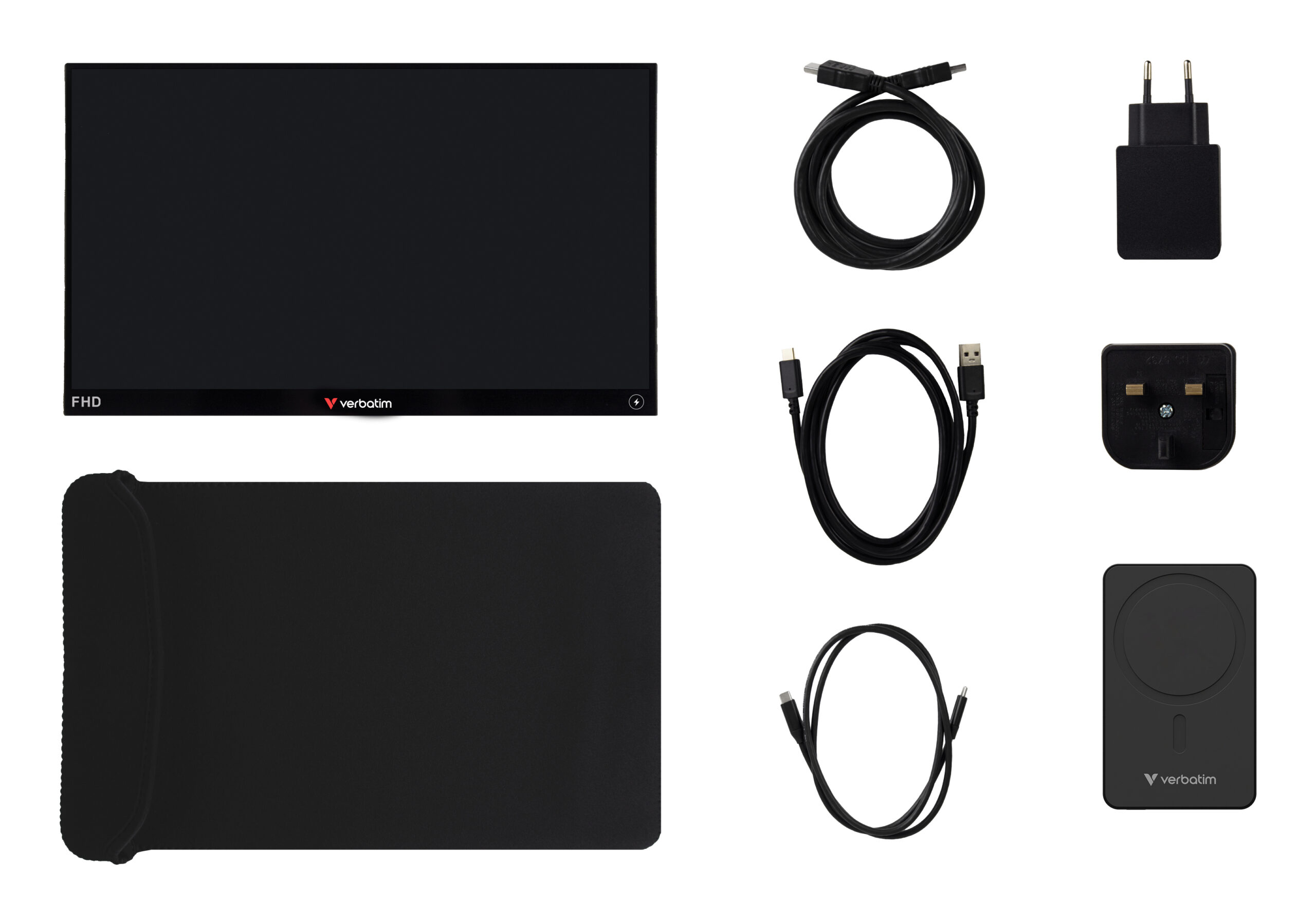 Verbatim 32088 Draagbare televisie en monitoor Draagbare monitor Zwart 35,6 cm (14") LED 1920 x 1080 Pixels - Afbeelding 4