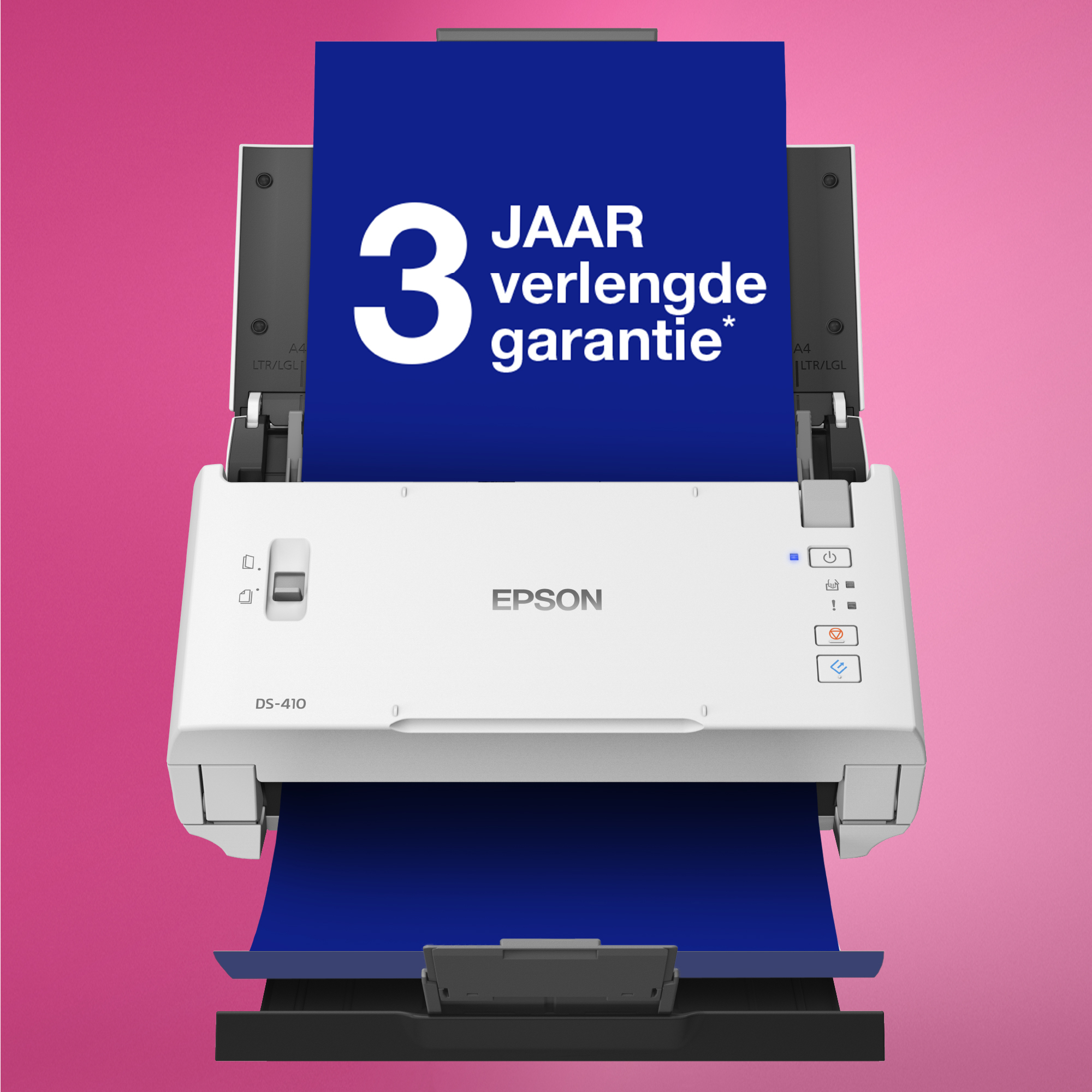 Epson WorkForce DS-410 compacte zakelijke sheet-fed A4-scanner met automatische documentinvoer voor 50 vellen en Document Capture Pro-software - Afbeelding 6