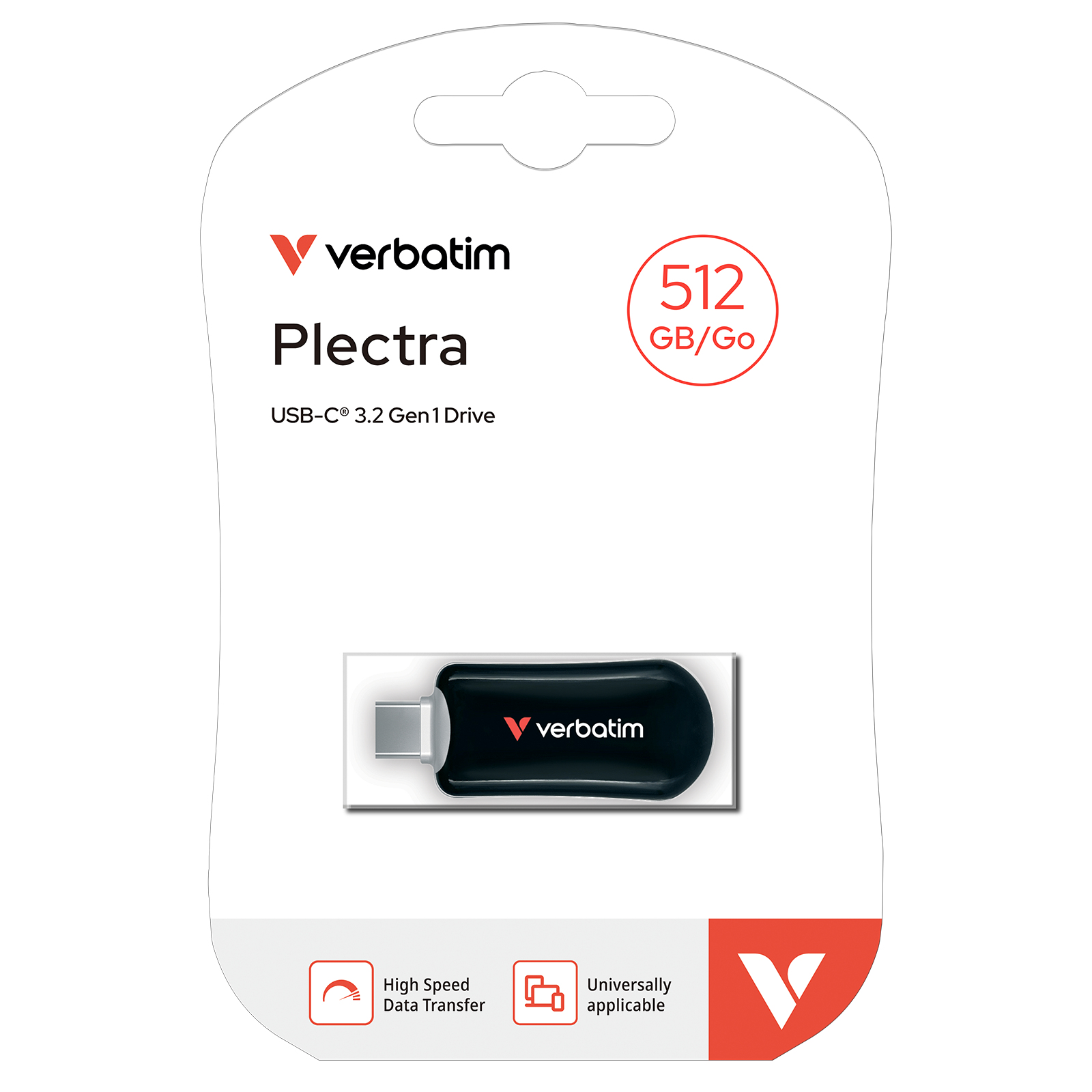 Verbatim 30227 USB flash drive 512 GB USB Type-C 3.2 Gen 1 (3.1 Gen 1) Zwart - Afbeelding 5