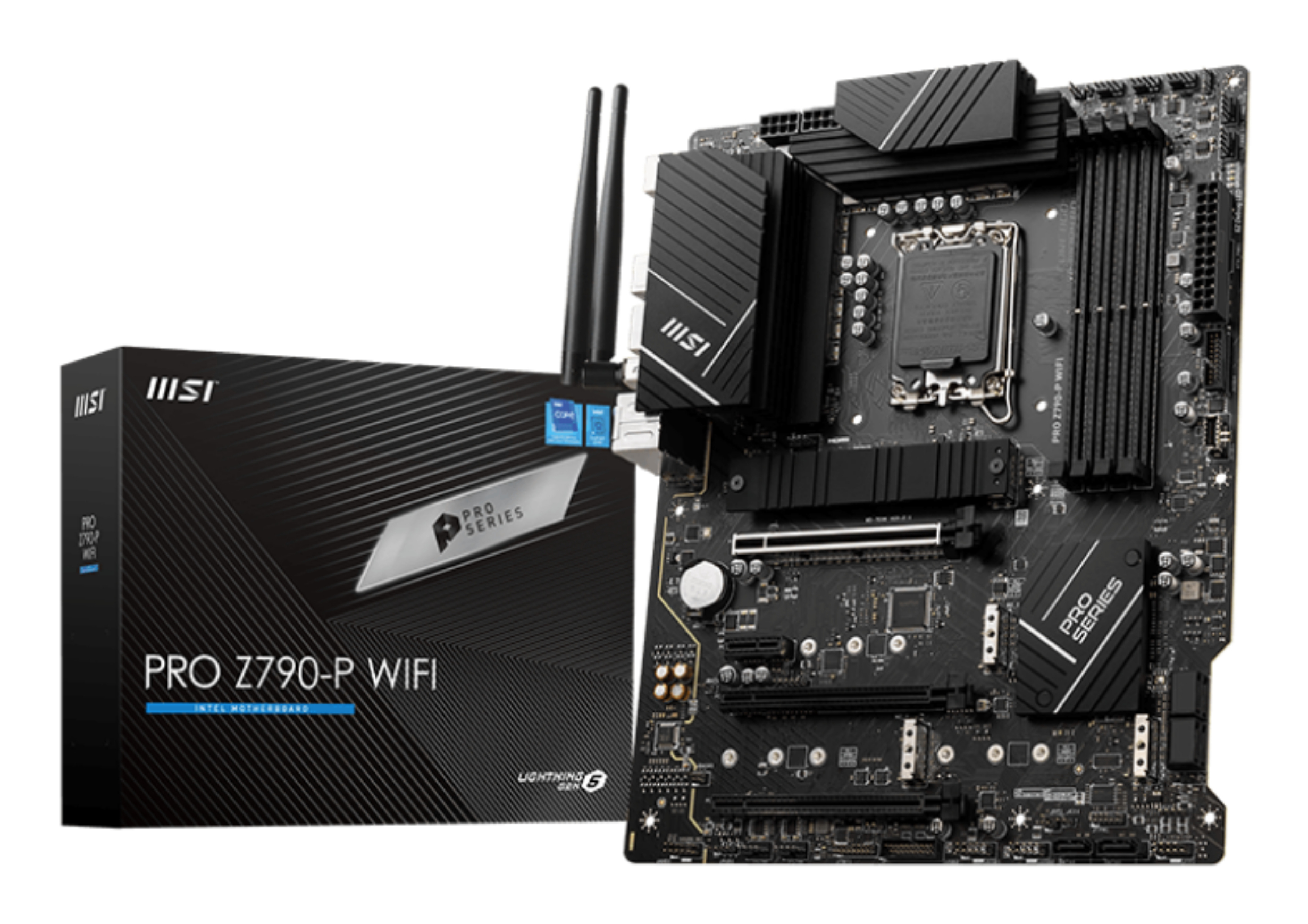 MSI PRO Z790-P WIFI moederbord Intel Z790 LGA 1700 ATX - Afbeelding 2