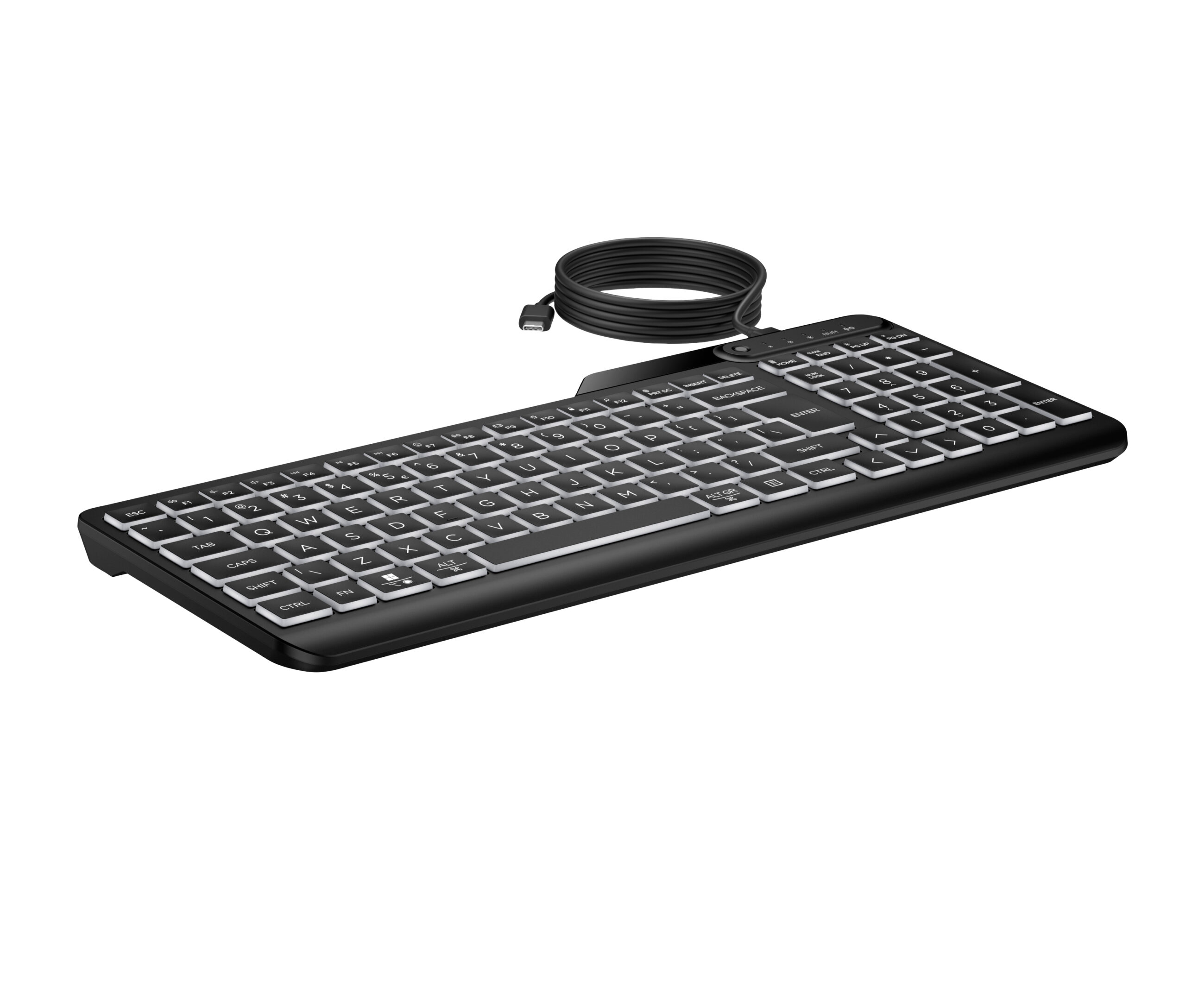 HP 405 Multi-Device BL WD KBD AZERTY BE toetsenbord Kantoor USB Zwart - Afbeelding 3