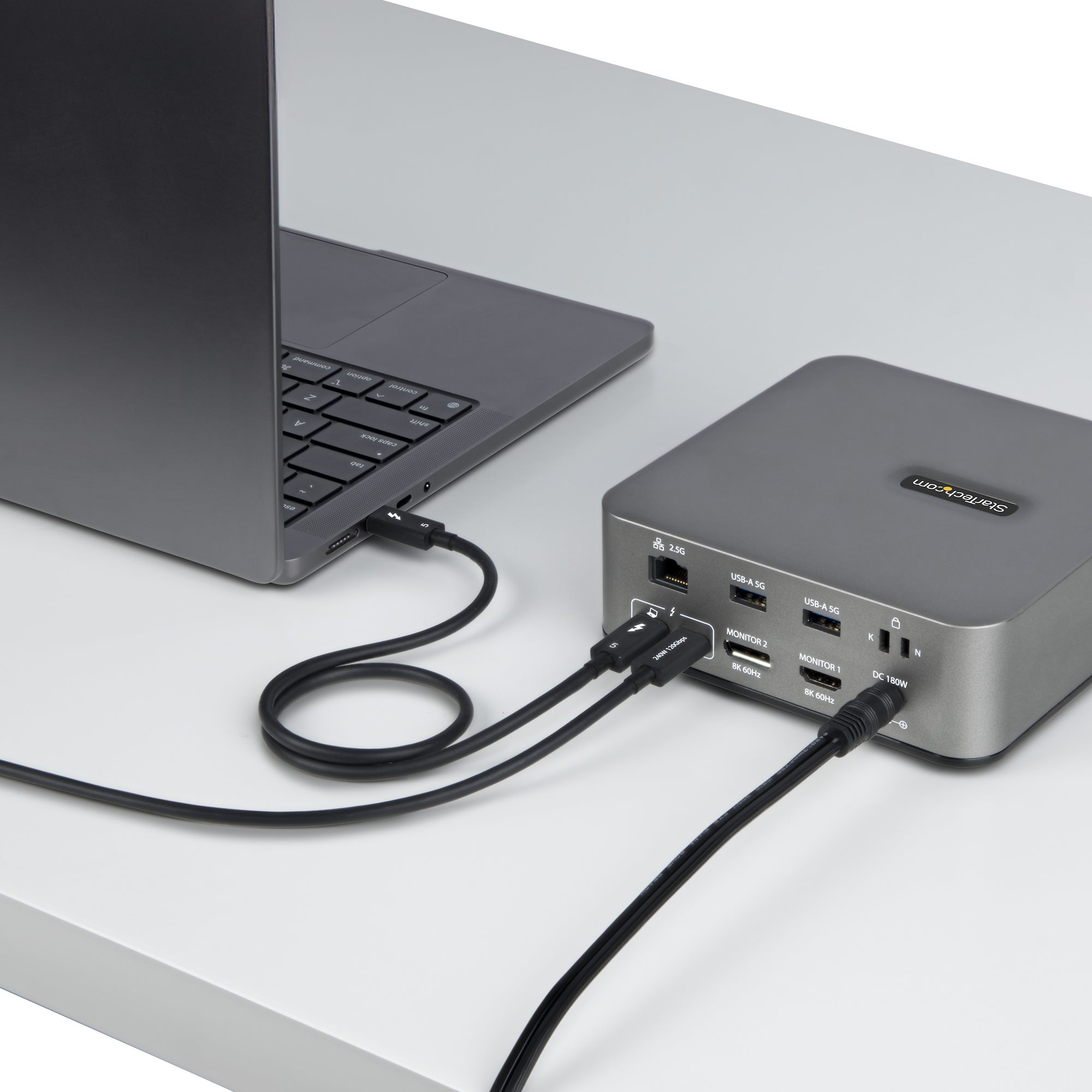 StarTech.com 50cm Thunderbolt 5 Kabel, 80Gbps/Tot 120Gbps, 240W PD EPR, 8K 60Hz, Thunderbolt-Gecertificeerde Kabel, Compatibel met Thunderbolt 4/USB4/USB-C - Afbeelding 9