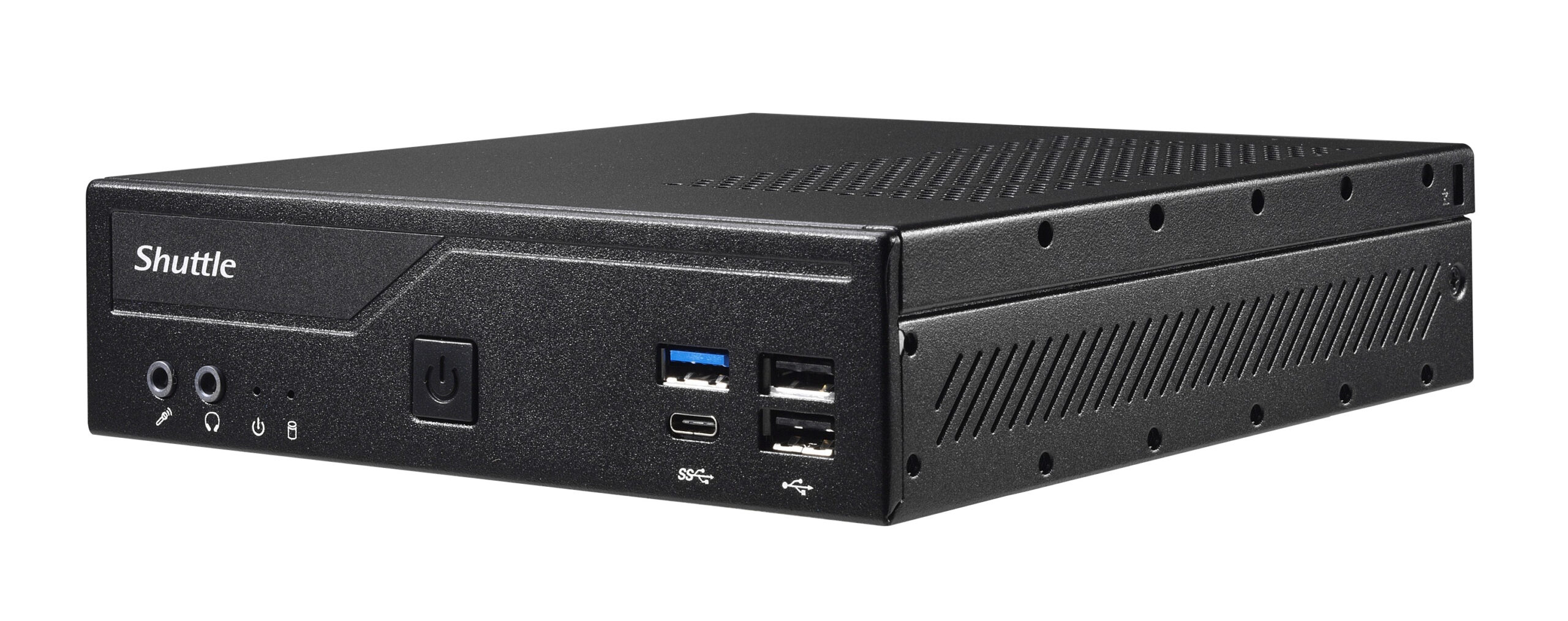Shuttle Slim PC DH610 , S1700, 1x HDMI, 2x DP , 1x 2.5" , 2x M.2, 2x LAN (Intel 1G + 2.5G), 2x COM, 24/7 permanent gebruik, incl. VESA - Afbeelding 3