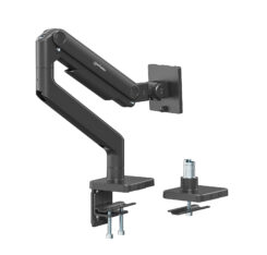 Manhattan Bureaubeugel voor TV’s en monitoren (Volledig Verstelbaar met veer), voor schermen 13"–42", met tafelklem of bladdoorvoer, VESA-compatibiliteit: van 75x75 tot 200x200 mm (controleer de afmetingen van de vier montagegaten aan de achterzijde), max. 20 kg - Afbeelding 9