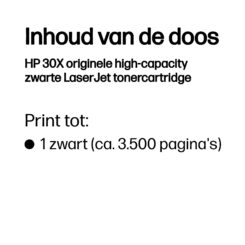 HP 30X originele high-capacity zwarte LaserJet tonercartridge - Afbeelding 4
