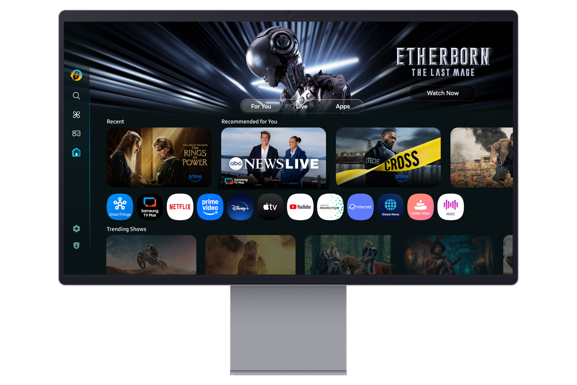 Samsung M90SF computer monitor 81,3 cm (32") 3840 x 2160 Pixels 4K Ultra HD OLED Zilver - Afbeelding 6