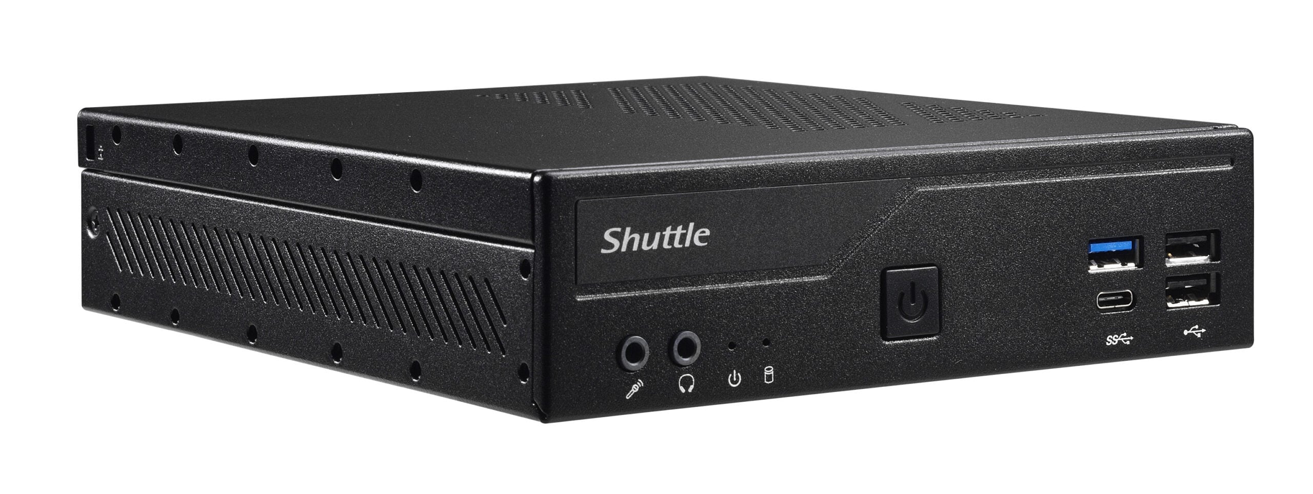 Shuttle Slim PC DH610 , S1700, 1x HDMI, 2x DP , 1x 2.5" , 2x M.2, 2x LAN (Intel 1G + 2.5G), 2x COM, 24/7 permanent gebruik, incl. VESA - Afbeelding 2