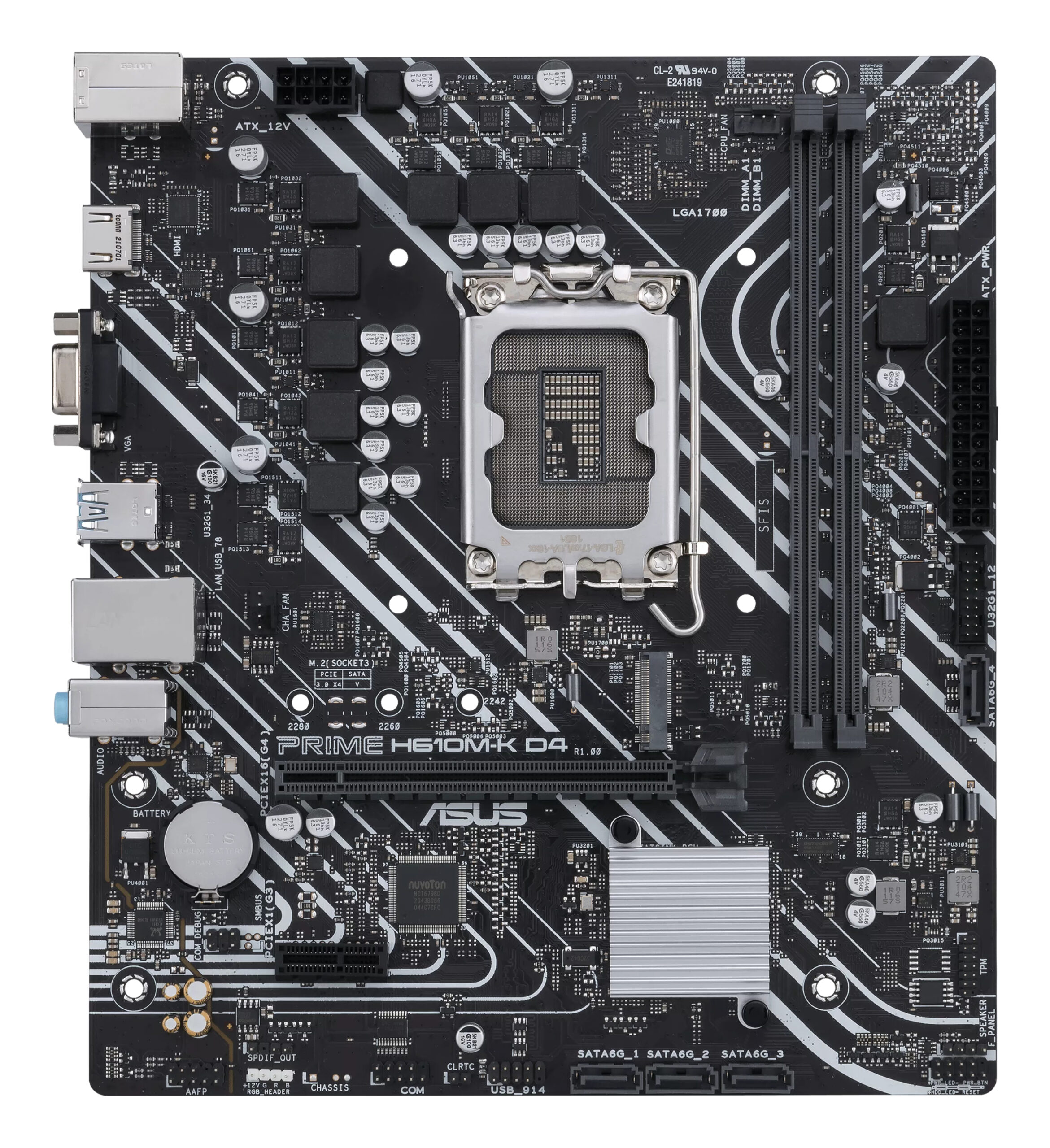 ASUS PRIME H610M-K D4 Intel H610 LGA 1700 micro ATX - Afbeelding 3